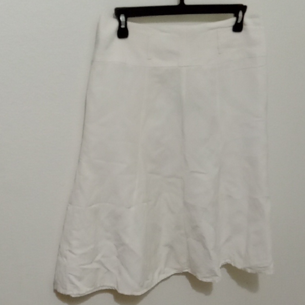 East 5th [NWOT] White Midi Asymmetrical Skirt